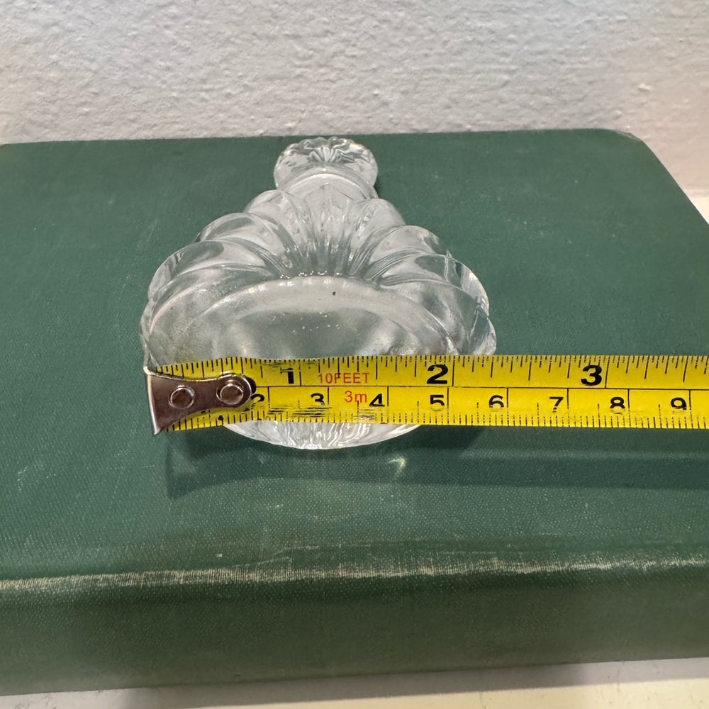 Vintage Cut Lead Crystal Perfume Bottle - Picture 14 of 14